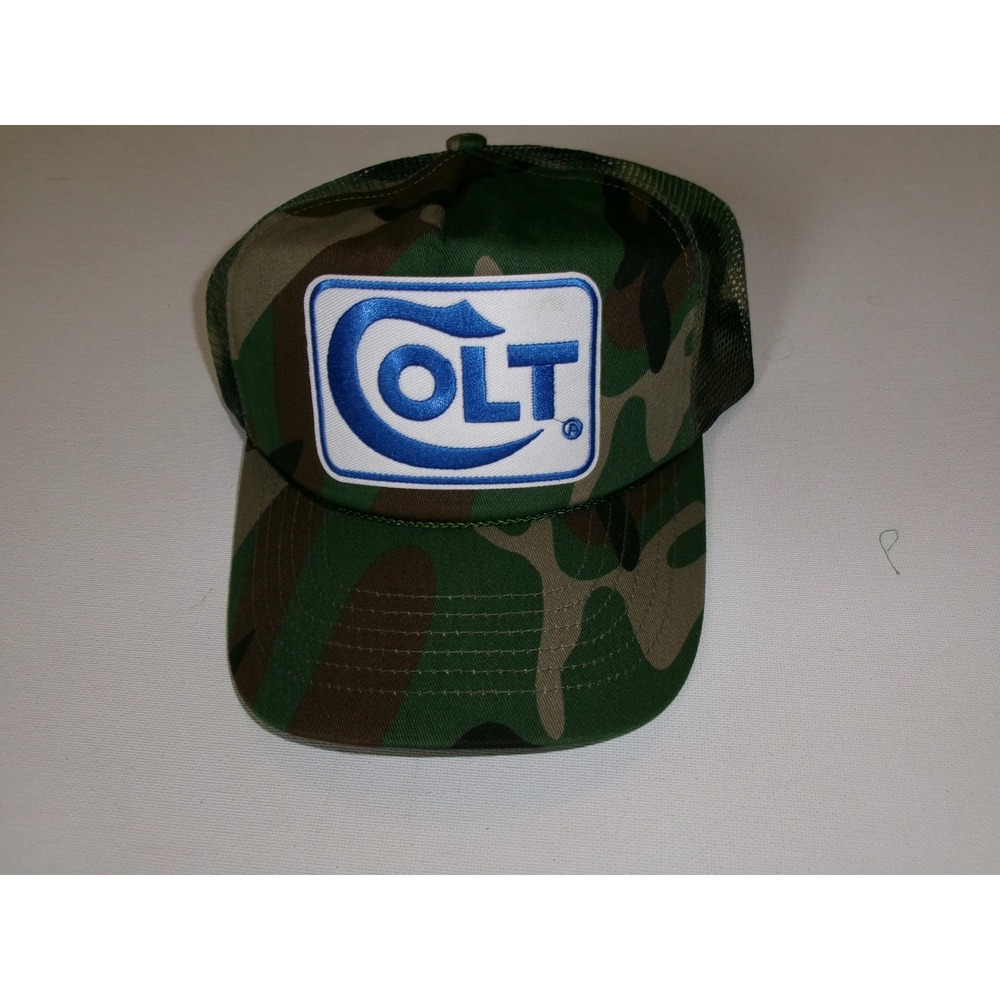 COLT FIREARMS HUNTING CAMO  SNAPBACK Y2K 00s HAT CAP VINTAGE DEADSTOCK M4